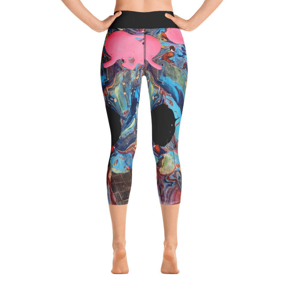 PJ Original Artwork Yoga Capri Leggings