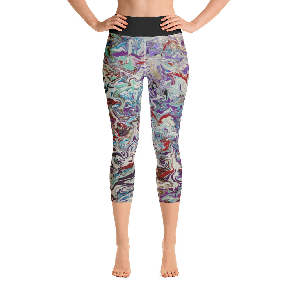 PJ Original Artwork Yoga Capri Leggings