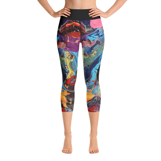 PJ Original Artwork Yoga Capri Leggings