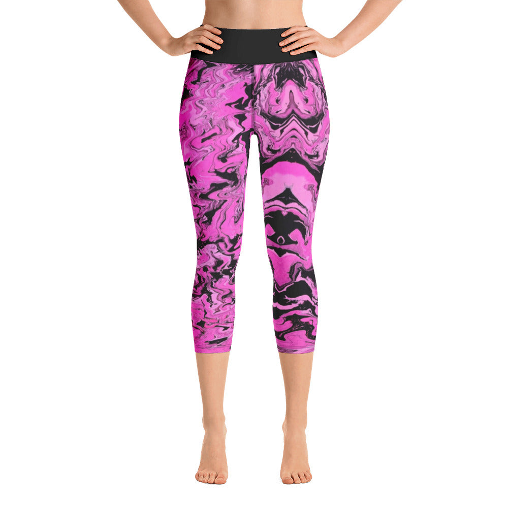 PJ Art Yoga Capri Leggings