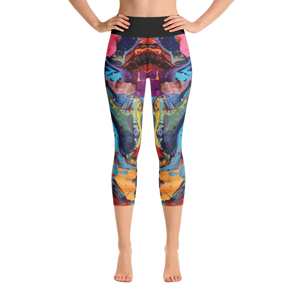 PJ Artwork Yoga Capri Leggings