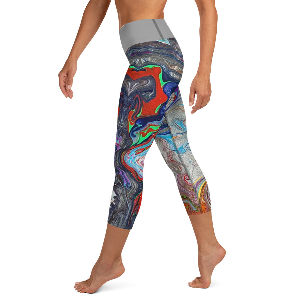 PJ Art Yoga Capri Leggings