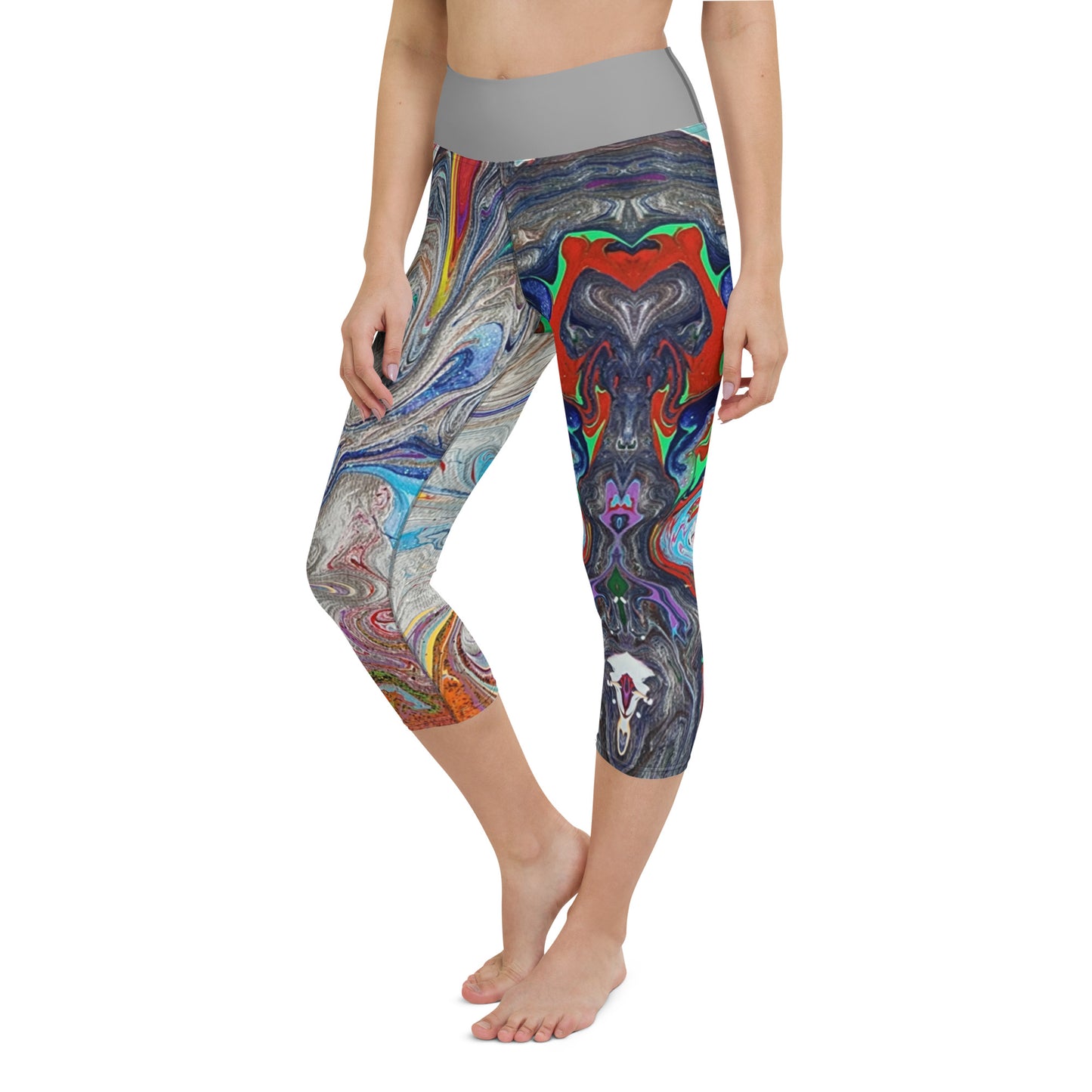 PJ Art Yoga Capri Leggings