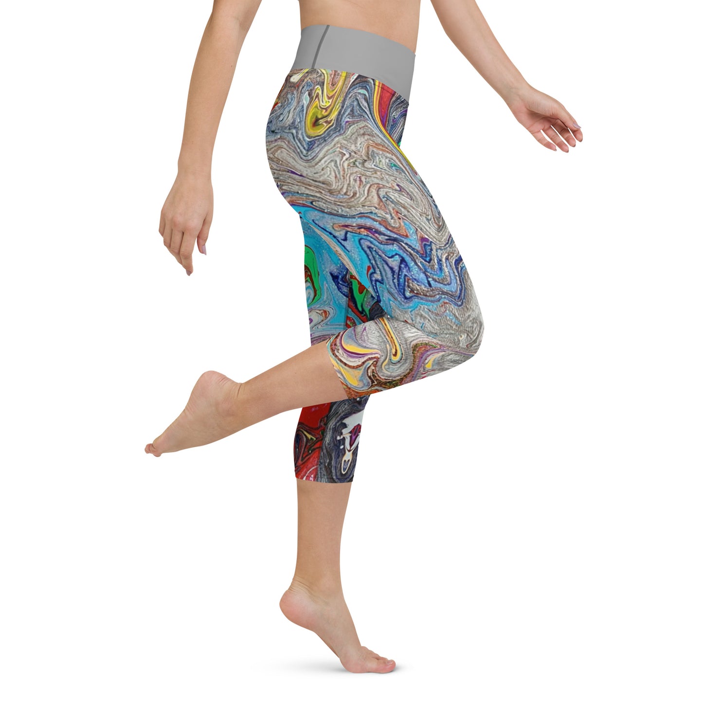 PJ Art Yoga Capri Leggings