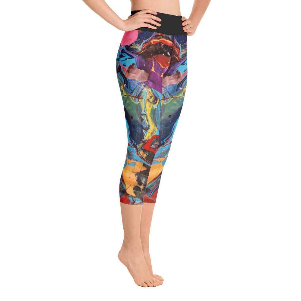 PJ Original Artwork Yoga Capri Leggings