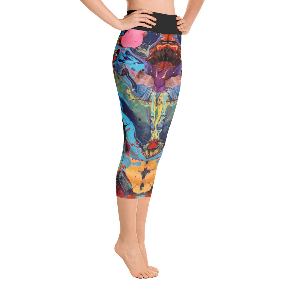 PJ Artwork Yoga Capri Leggings
