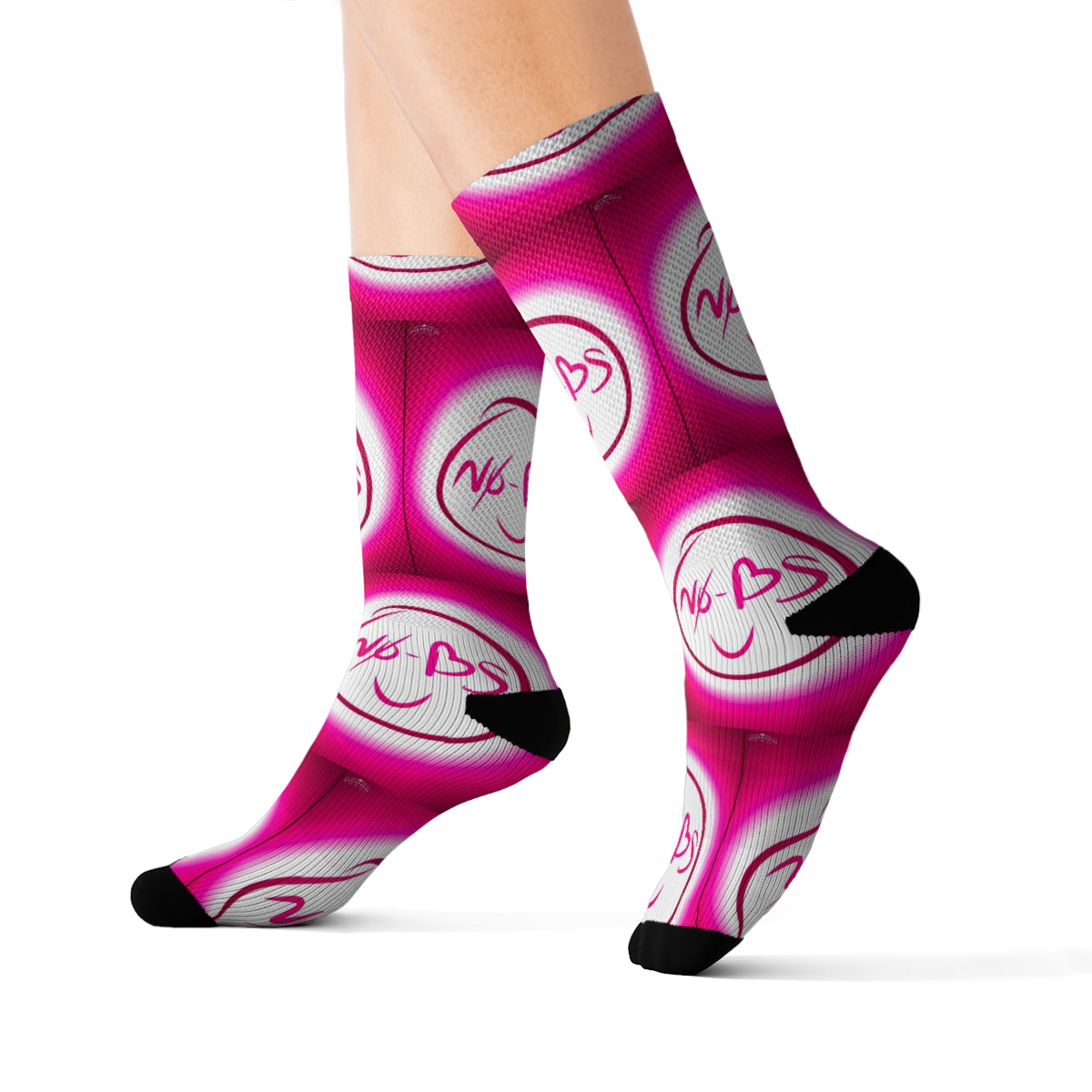 No-Bs Sublimation Socks