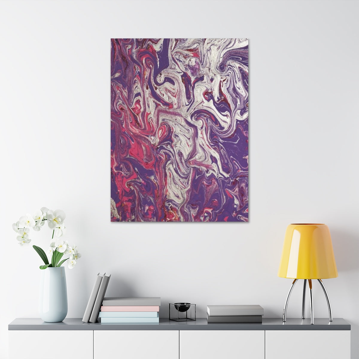 The Original Print "Silver and Purple"