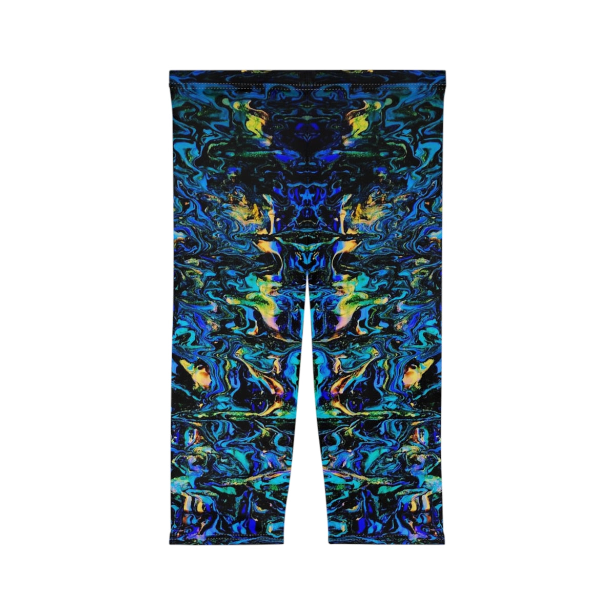 Pj Art Women’s Capri Leggings "Light in the Dark"