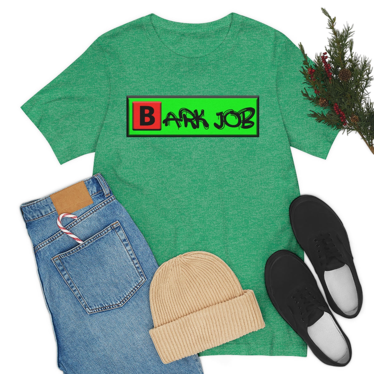 Barkjob Original Pet Branded Clothing Line Unisex Jersey Short Sleeve Tee