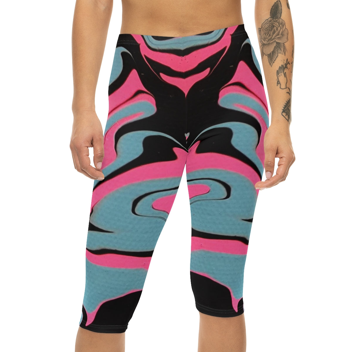 Pj Art Women’s Capri Leggings (AOP)