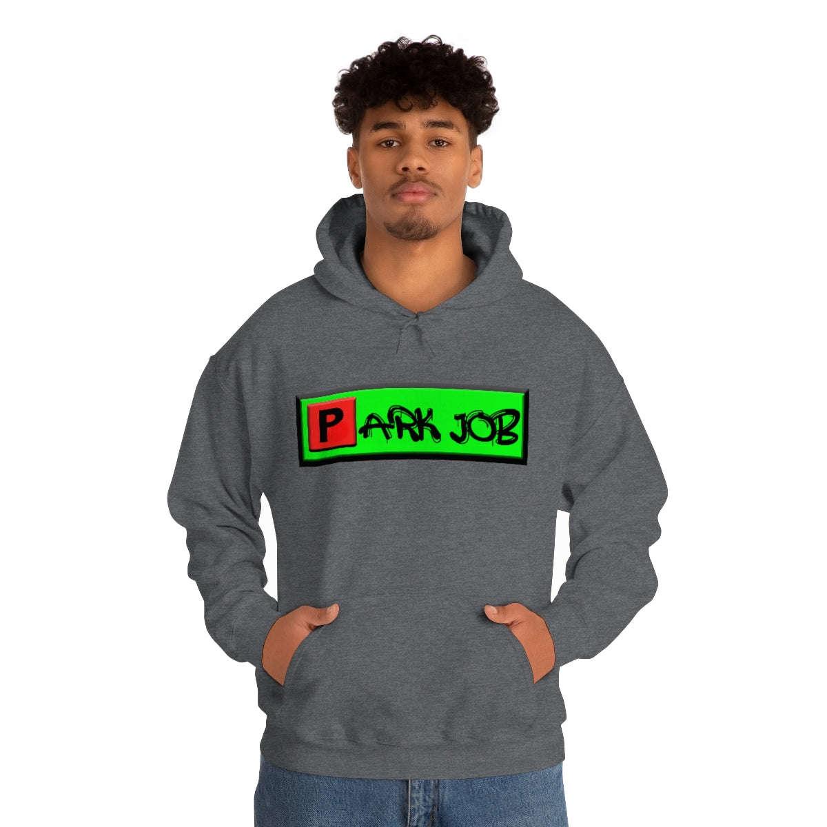 PJ Red and Green Unisex Heavy Blend™ Hooded Sweatshirt