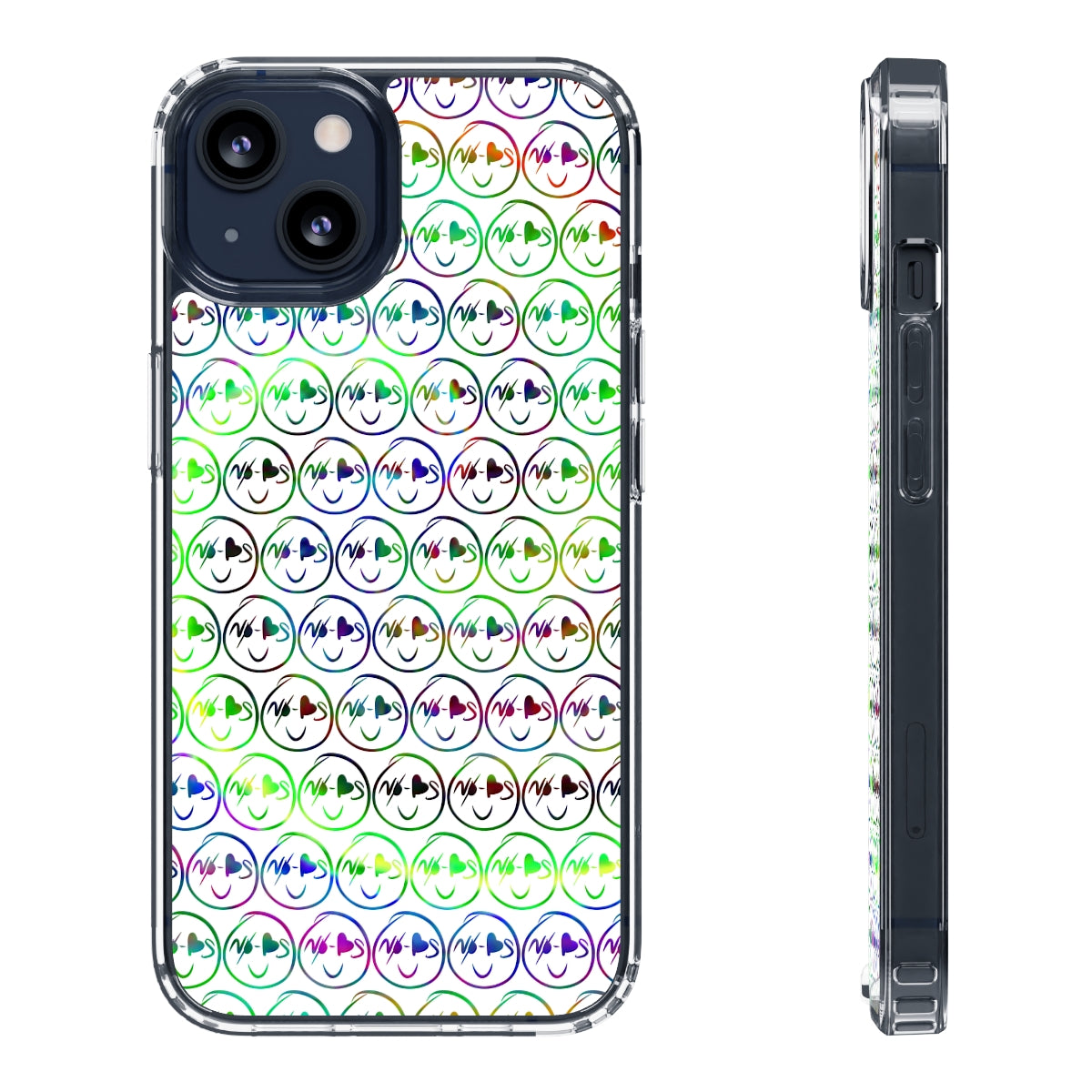 No-Bs TyeDye Print Clear Cases