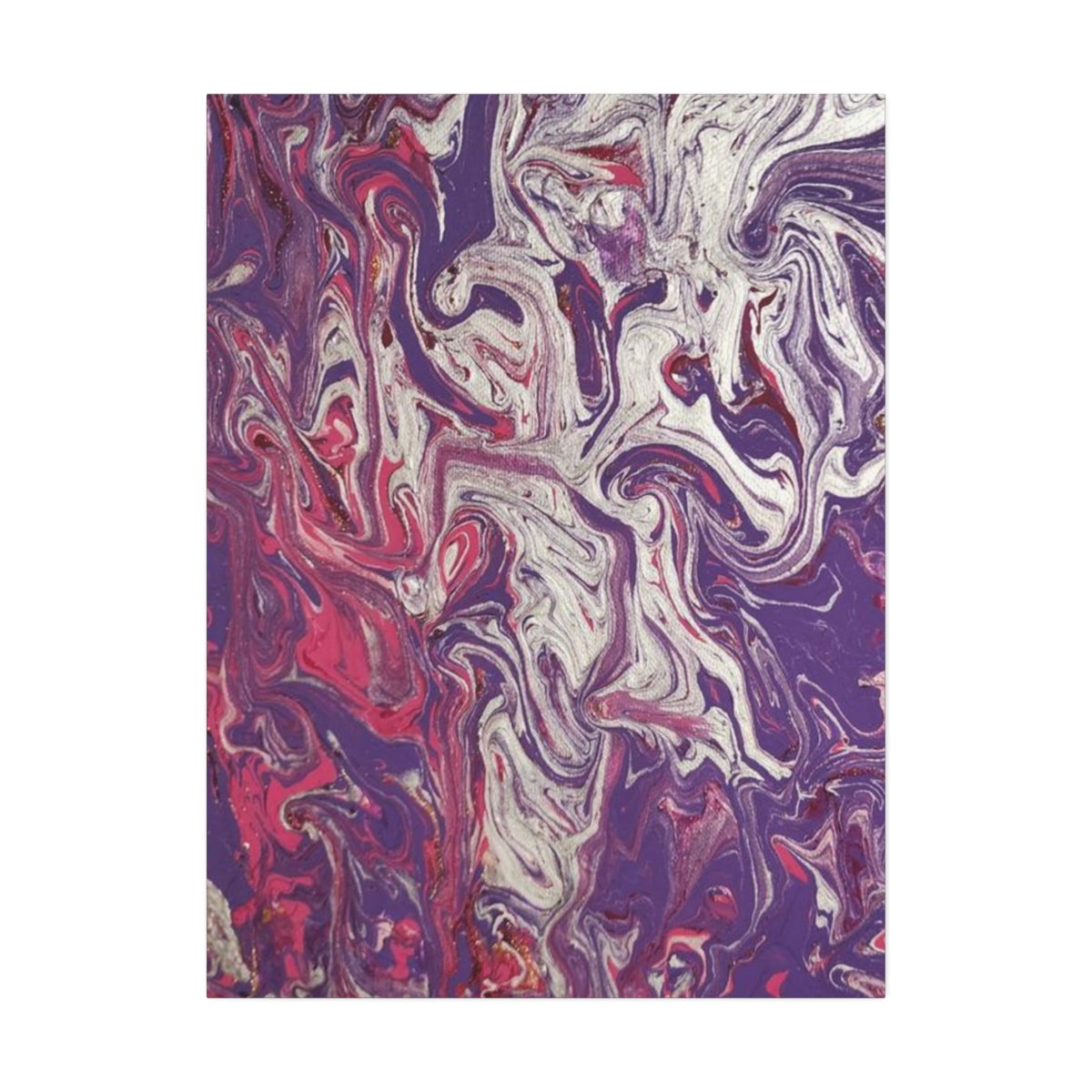 The Original Print "Silver and Purple"