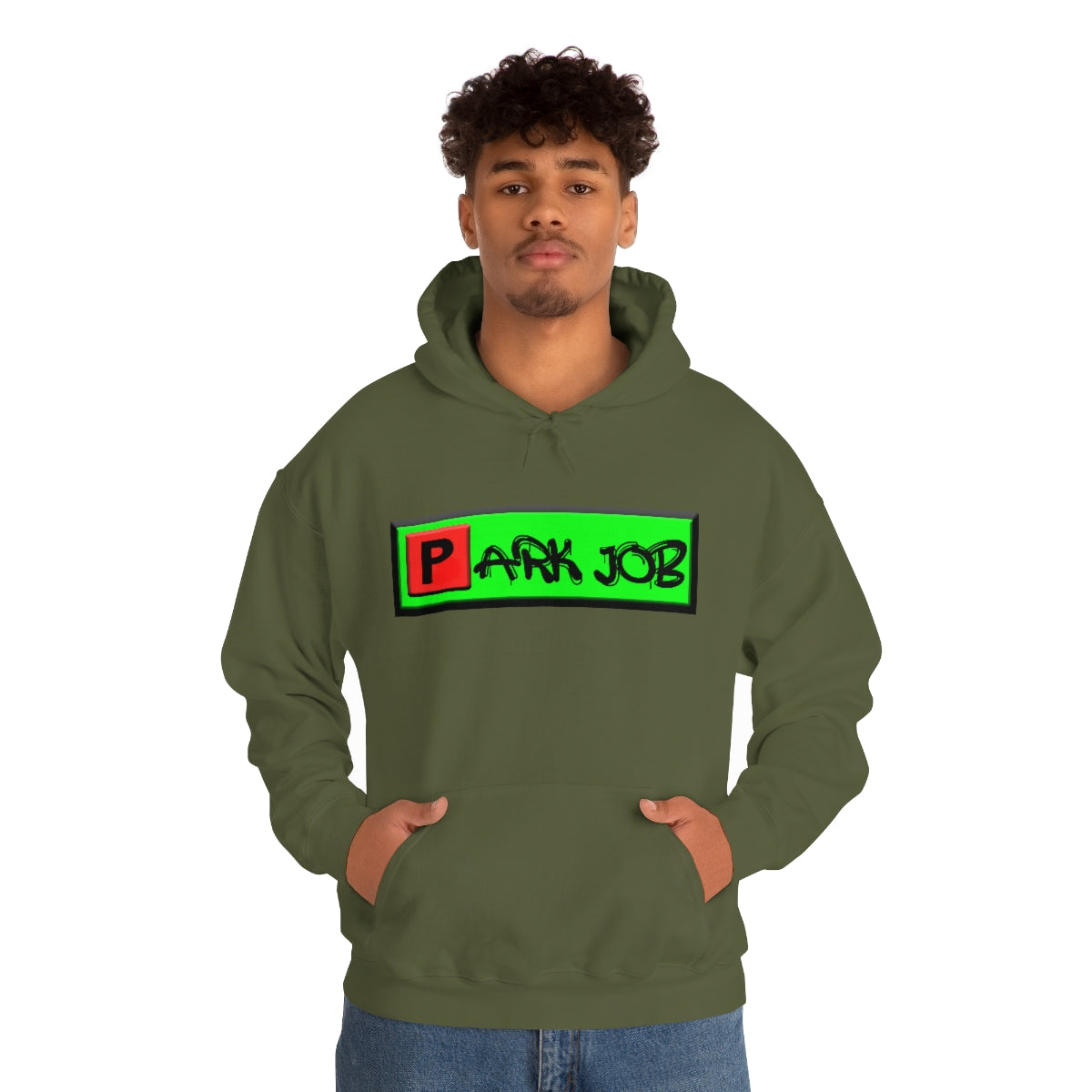 PJ Red and Green Unisex Heavy Blend™ Hooded Sweatshirt