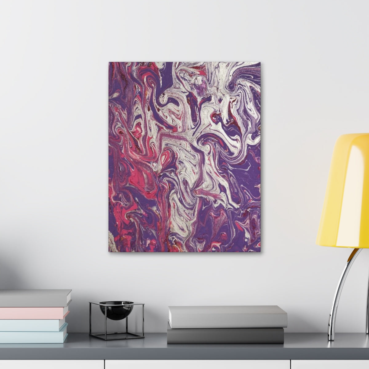 The Original Print "Silver and Purple"