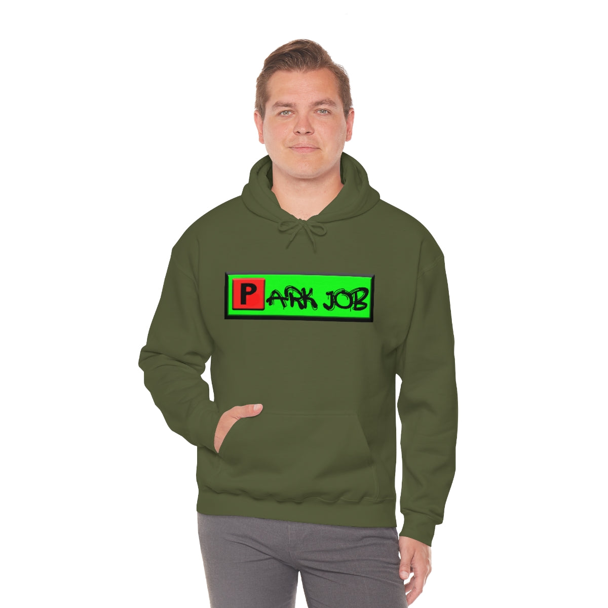 PJ Red and Green Unisex Heavy Blend™ Hooded Sweatshirt