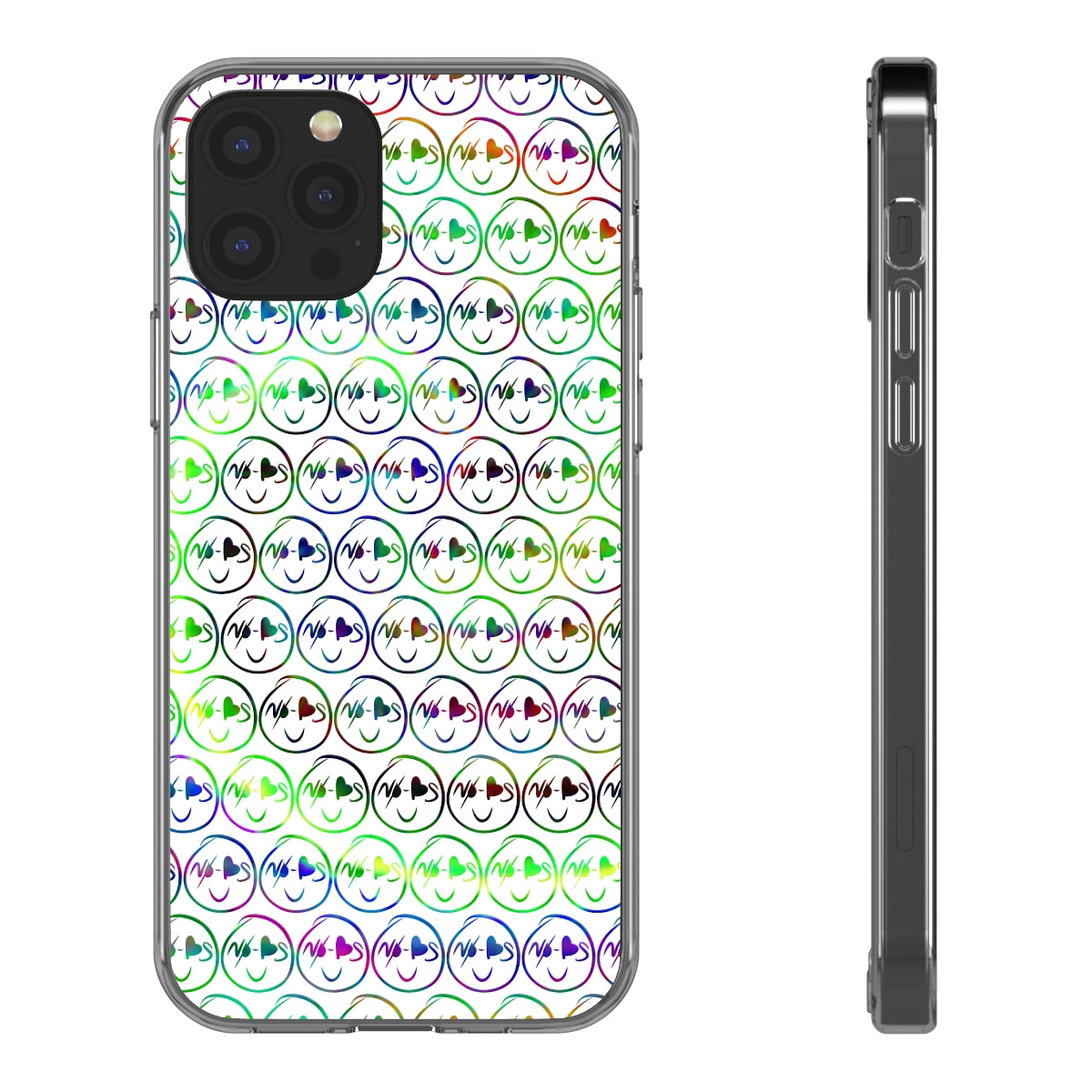 No-Bs TyeDye Print Clear Cases