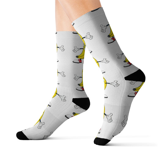 Banana Sublimation Socks