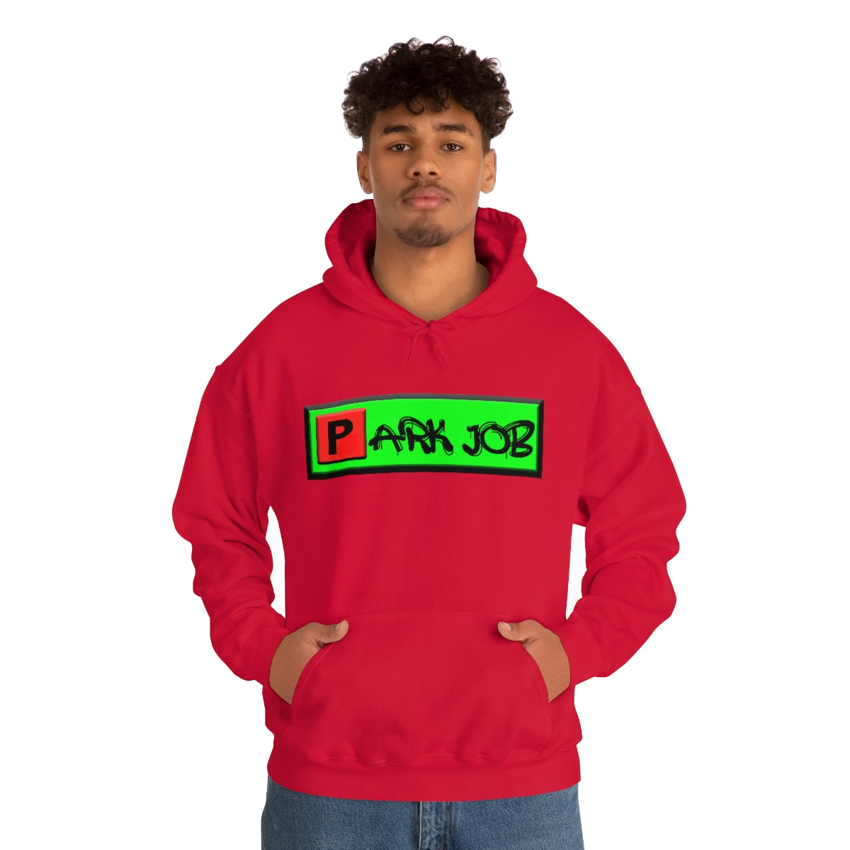 PJ Red and Green Unisex Heavy Blend™ Hooded Sweatshirt