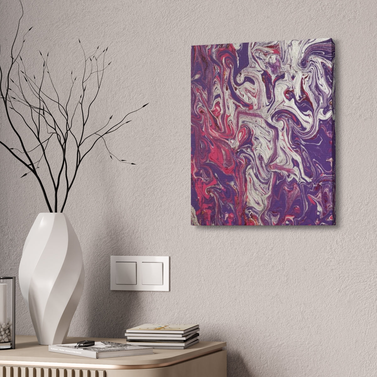 The Original Print "Silver and Purple"