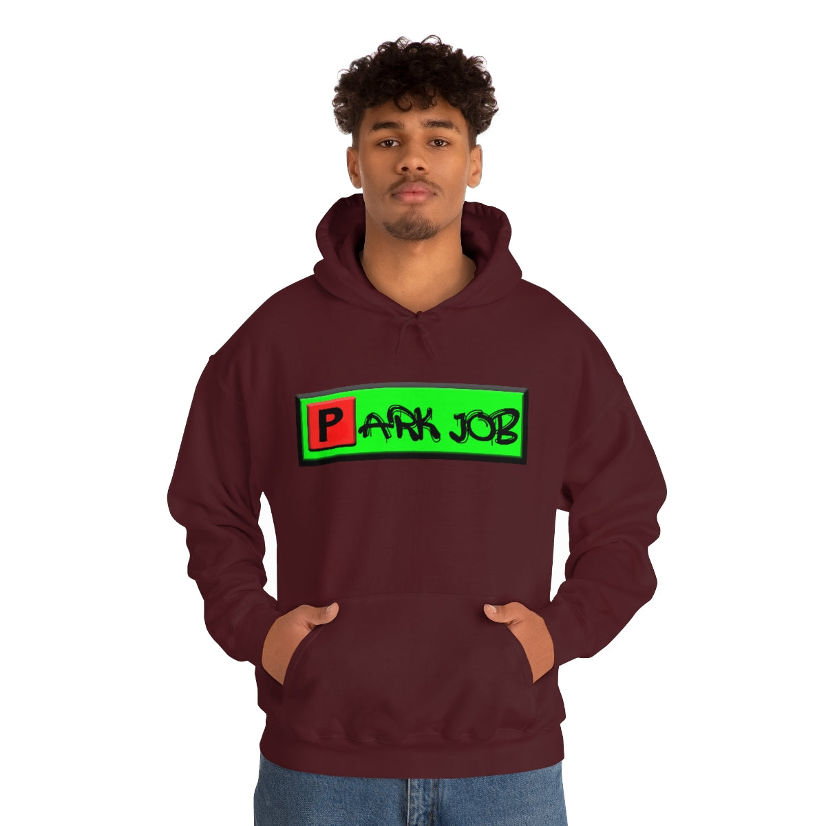 PJ Red and Green Unisex Heavy Blend™ Hooded Sweatshirt
