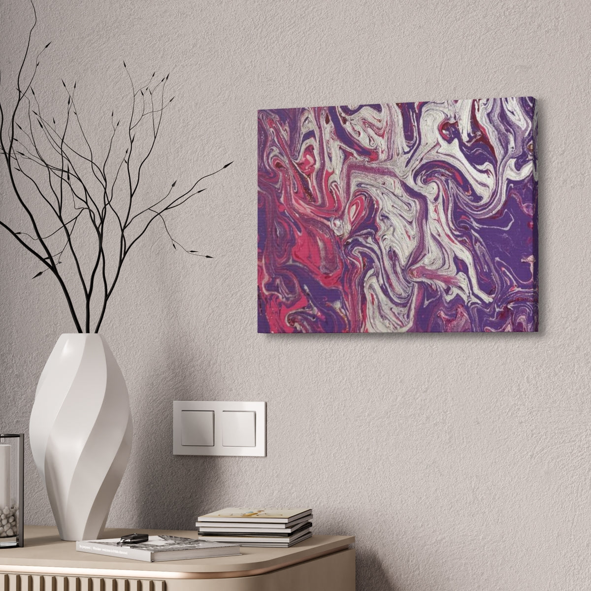 The Original Print "Silver and Purple"