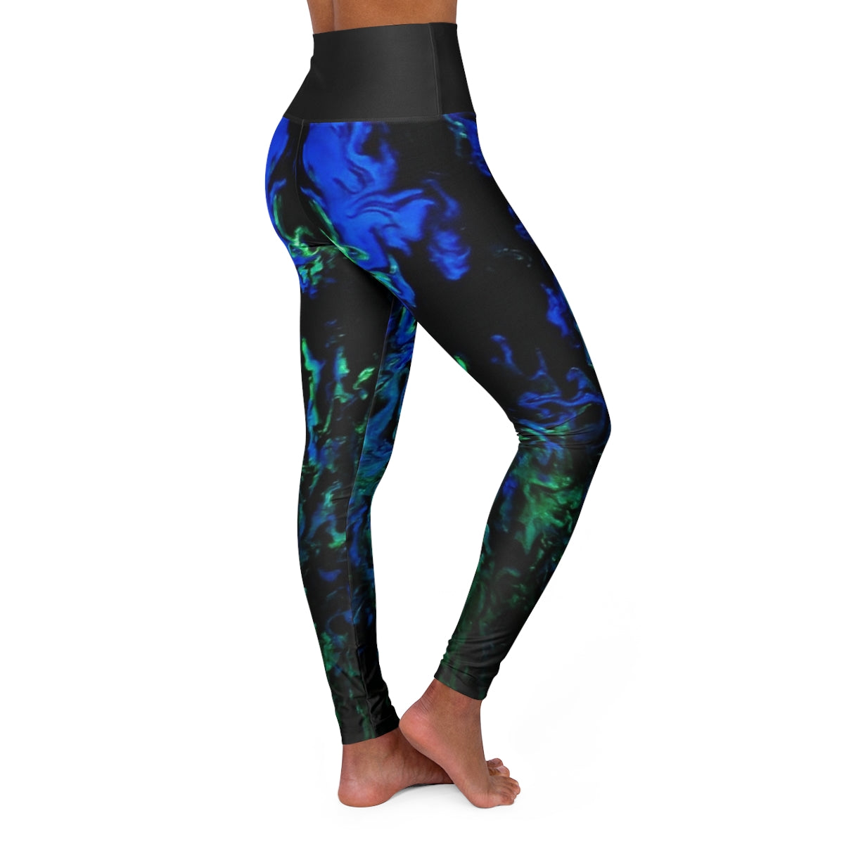 PJ Original Artwork "NightShot" High Waisted Yoga Leggings