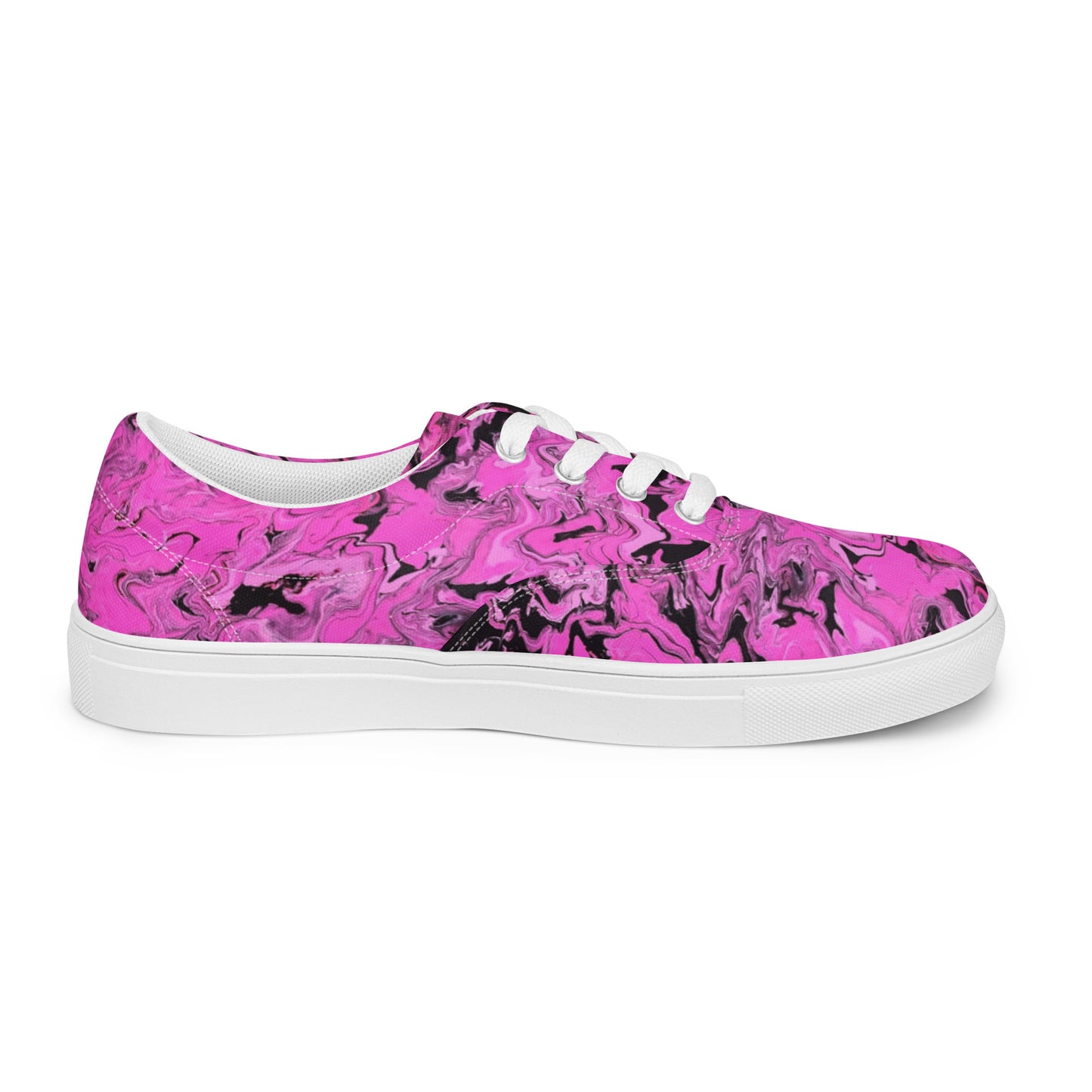 PJ Original Artwork Women’s lace-up canvas shoes