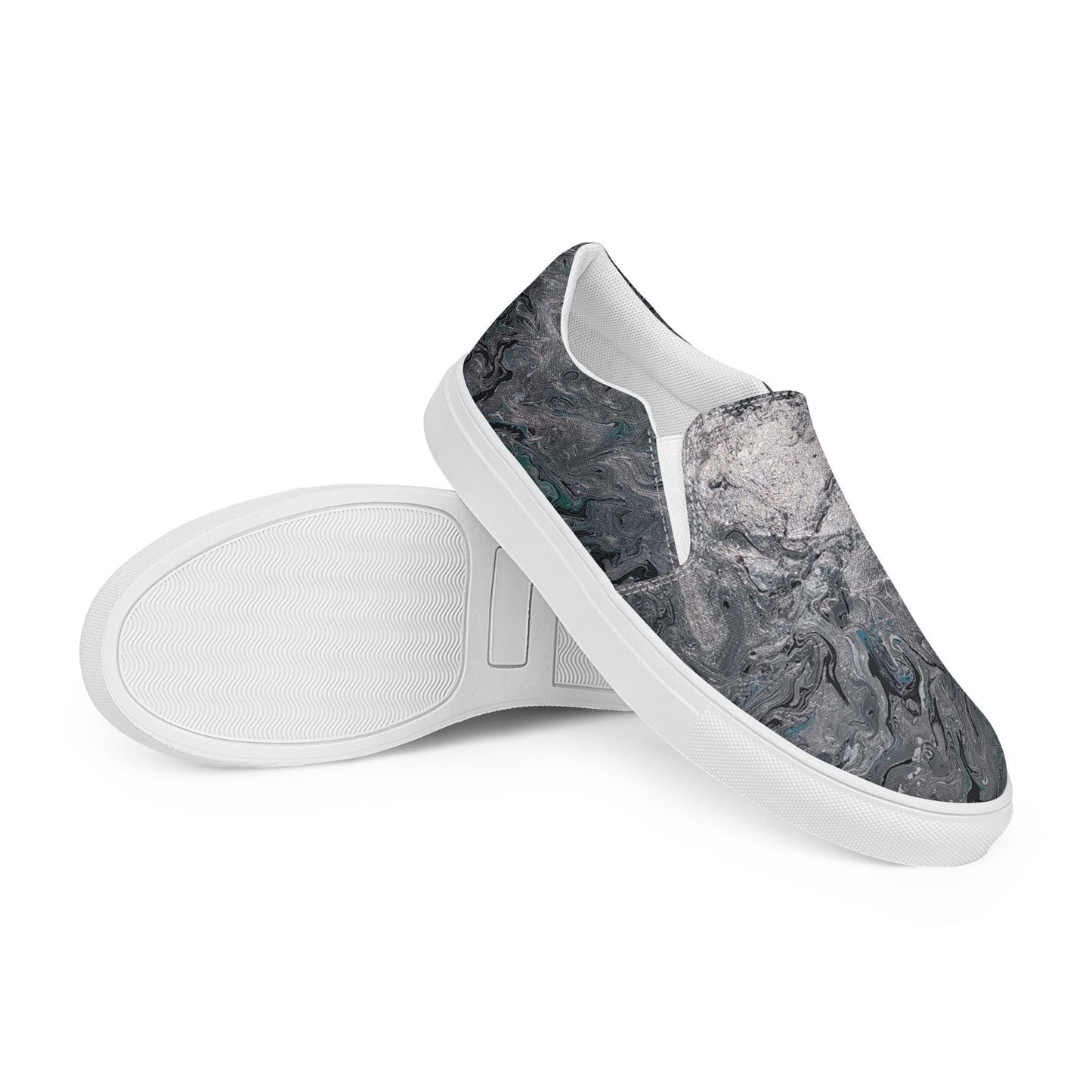 PJ Original Artwork slip-on canvas shoes